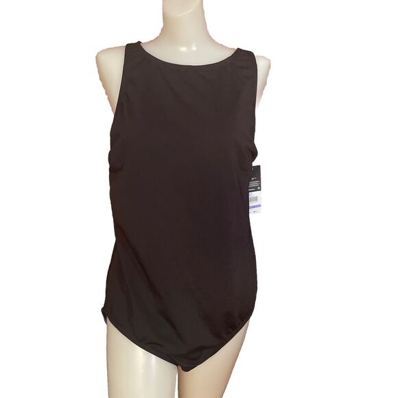 Speedo Women's Endurance Plus Black One Piece - 18 Racerback - Picture 1 of 10